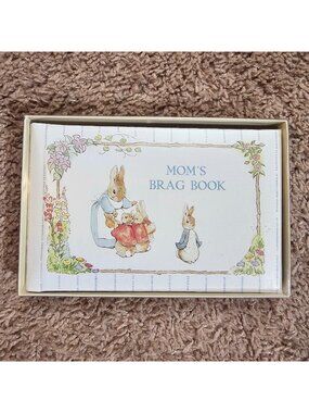 Vintage Beatrix Potter Moms Brag Book Photo Album Peter Rabbit 1990 New in Box